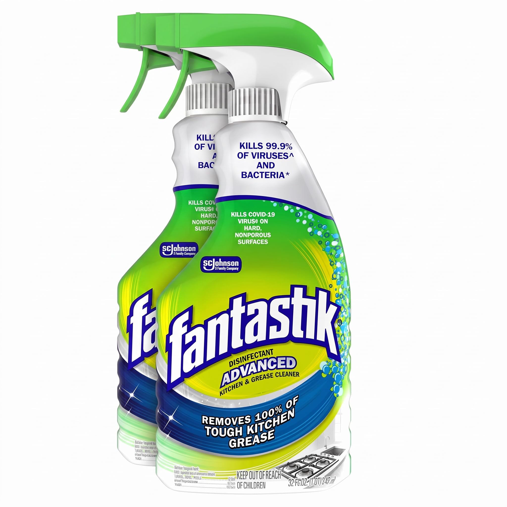 Fantastik Advanced Kitchen and Grease Cleaner 32 fl oz (Pack of 2)