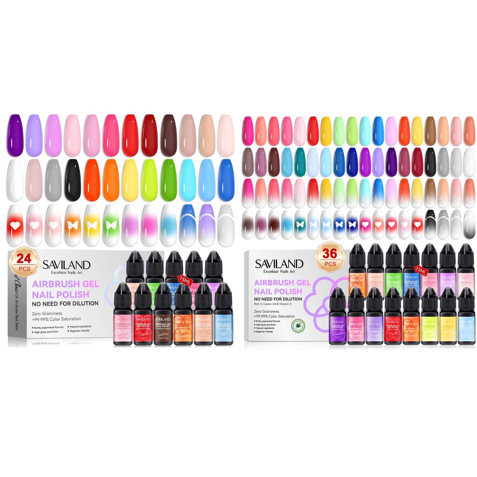 Airbush gel nail polish 62color Nice Deal