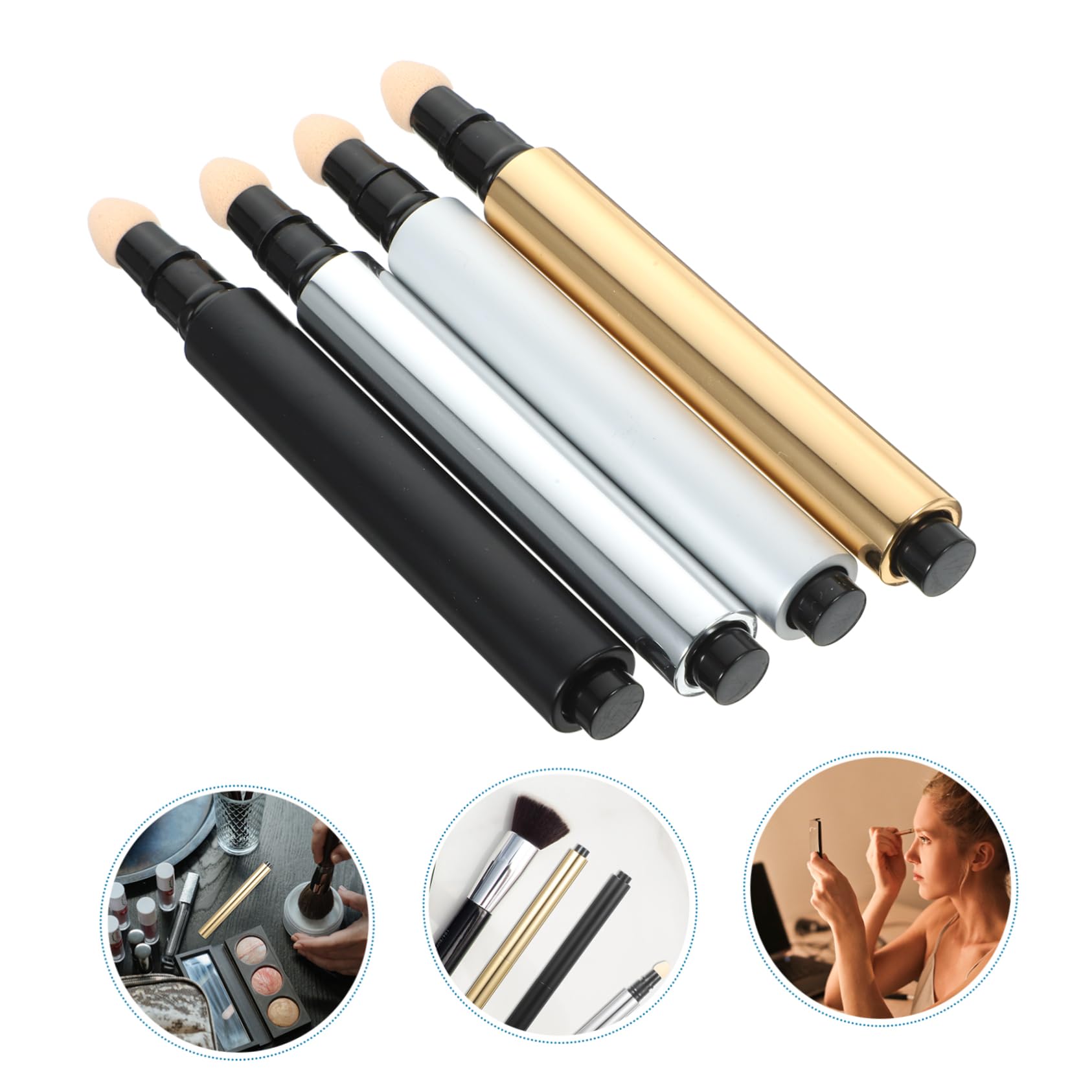MAGICLULU Stk kosmetischer Druckstift makeup tasche kosmetiktasche Concealer-Behälter Gesichts-Make-up-Grundlage Nagelgellack DIY-Kosmetiktube Concealer Tube selber machen kompakt Spender