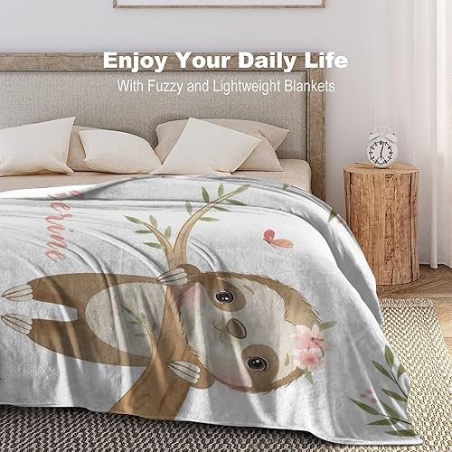 Miniatura 3 de Manta de bebé personalizada para niñas, manta de bebé personalizada con nombre para bebés recién nacidos, niños pequeños y niños pequeños, manta de