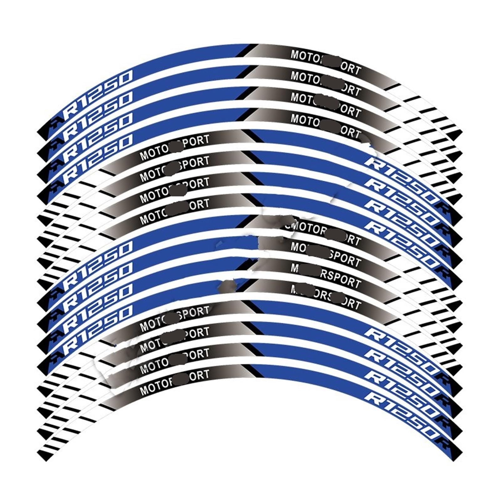 Reflective Sticker Motorcycle Wheel Rim Sticker Reflective Hub Stripe Tape Accessories Waterproof Decal for B&MW R1250R R1250RS R1250RT