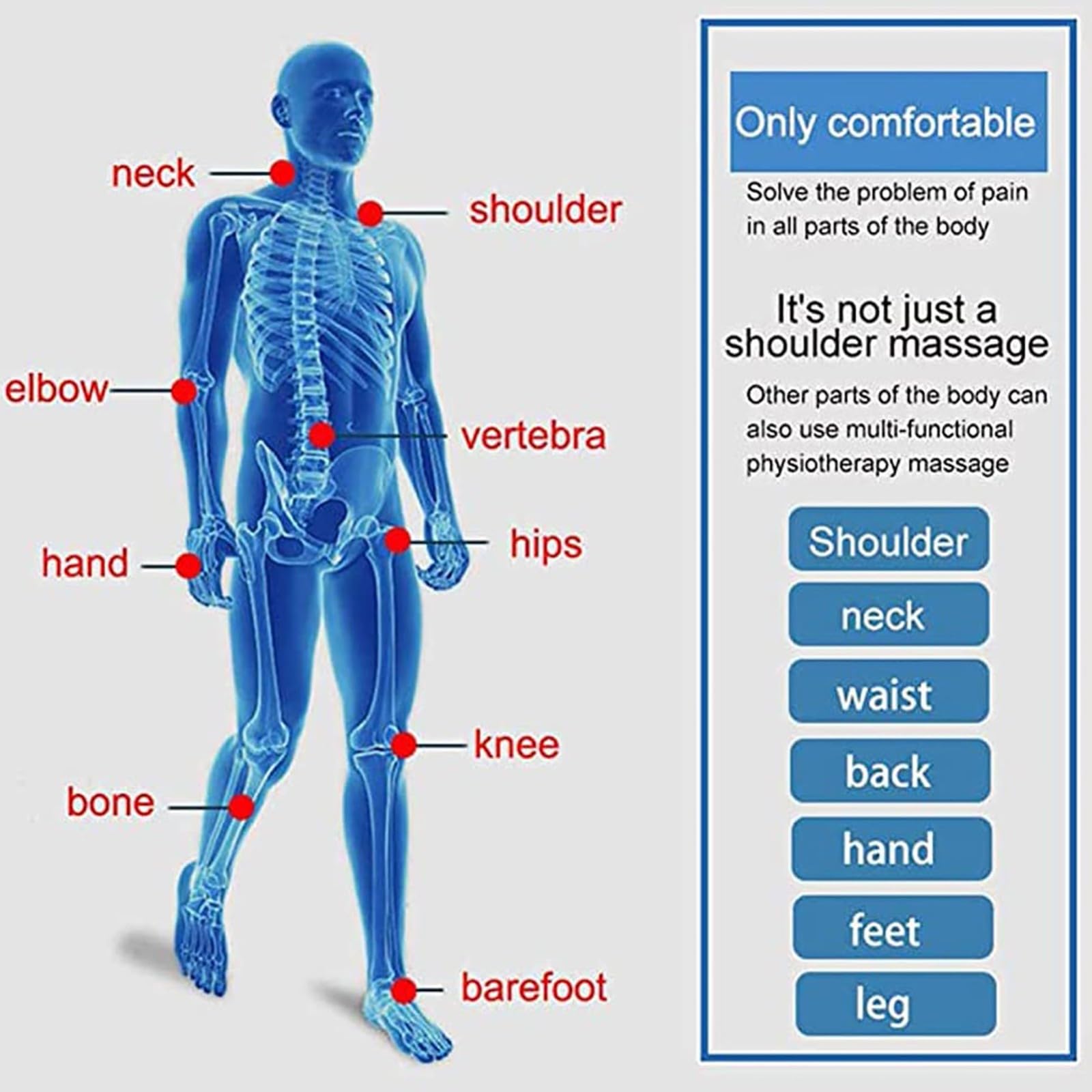 Stoßwellentherapie Gerät, Ballistisches Pneumatisches Extrakorporale Stoßwellentherapie Gerät ED Professionelle Stoßwellengerät für Therapie Schmerzlinderungsmassage und Erektile Dysfunktion