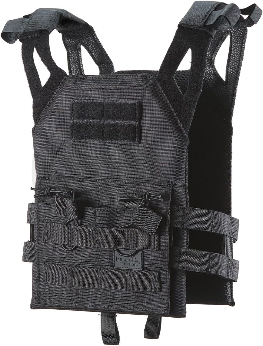 Lancer Tactical Light Weight Kid's Vest w/EVA Plates for Outdoor/Indoor Airsoft Paintball