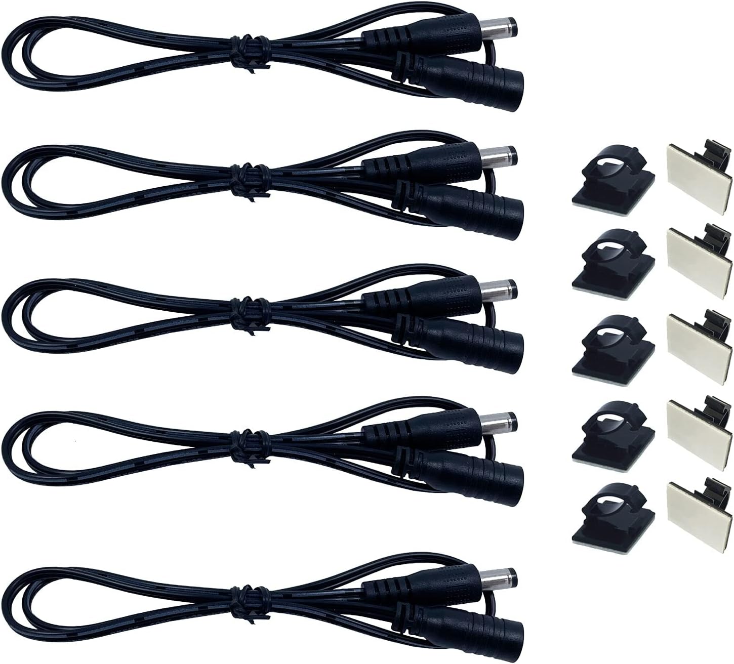 Litever 3-Light-Bar-Kit Under Cabinet LED Lighting Kit Warm White 3000K Additional 5-Pack Slim 20" Extension Cables