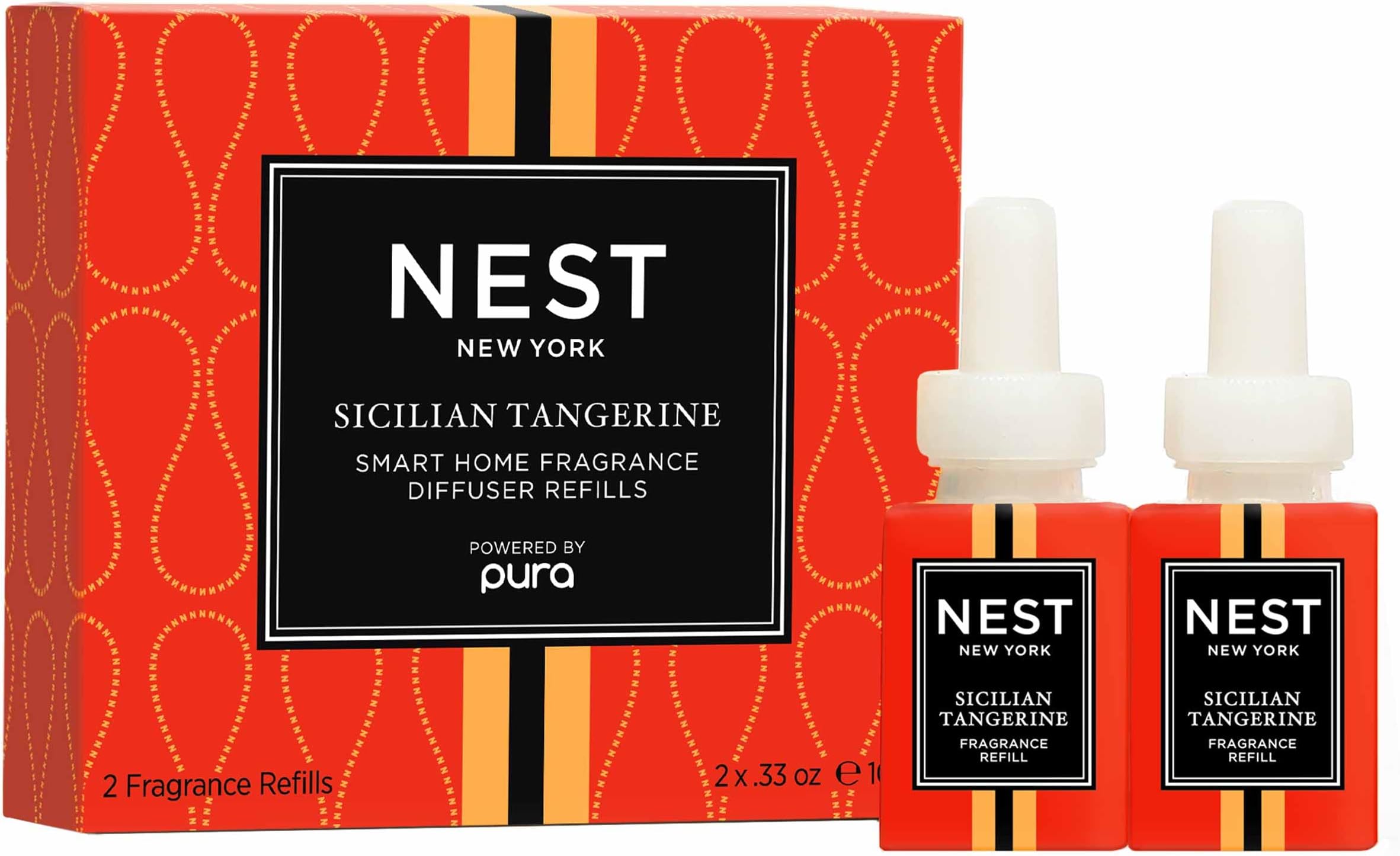 NEST New York Sicilian Tangerine Smart Home Fragrance Diffuser Refill, Set of 2