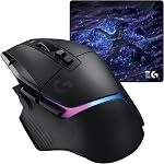 Logitech G502 X Plus Wireless Gaming Mouse: Optical Switches, LIGHTSYNC RGB, 13 Buttons, Infinite Scroll Toggle, Battery Life <130h, USB-C, PowerPlay Compatible, for PC/MacOS - Black | Lightsync Rgb, Lightforce Switches, 25K Hero Sensor