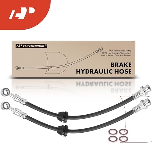 Miniatura 8 de A-Premium Manguera de aceite hidráulico de freno delantero compatible con Chevrolet Aveo 04-11, Aveo5 06-11 y Pontiac G3 09-10, G3 Wave 09-09, Wave