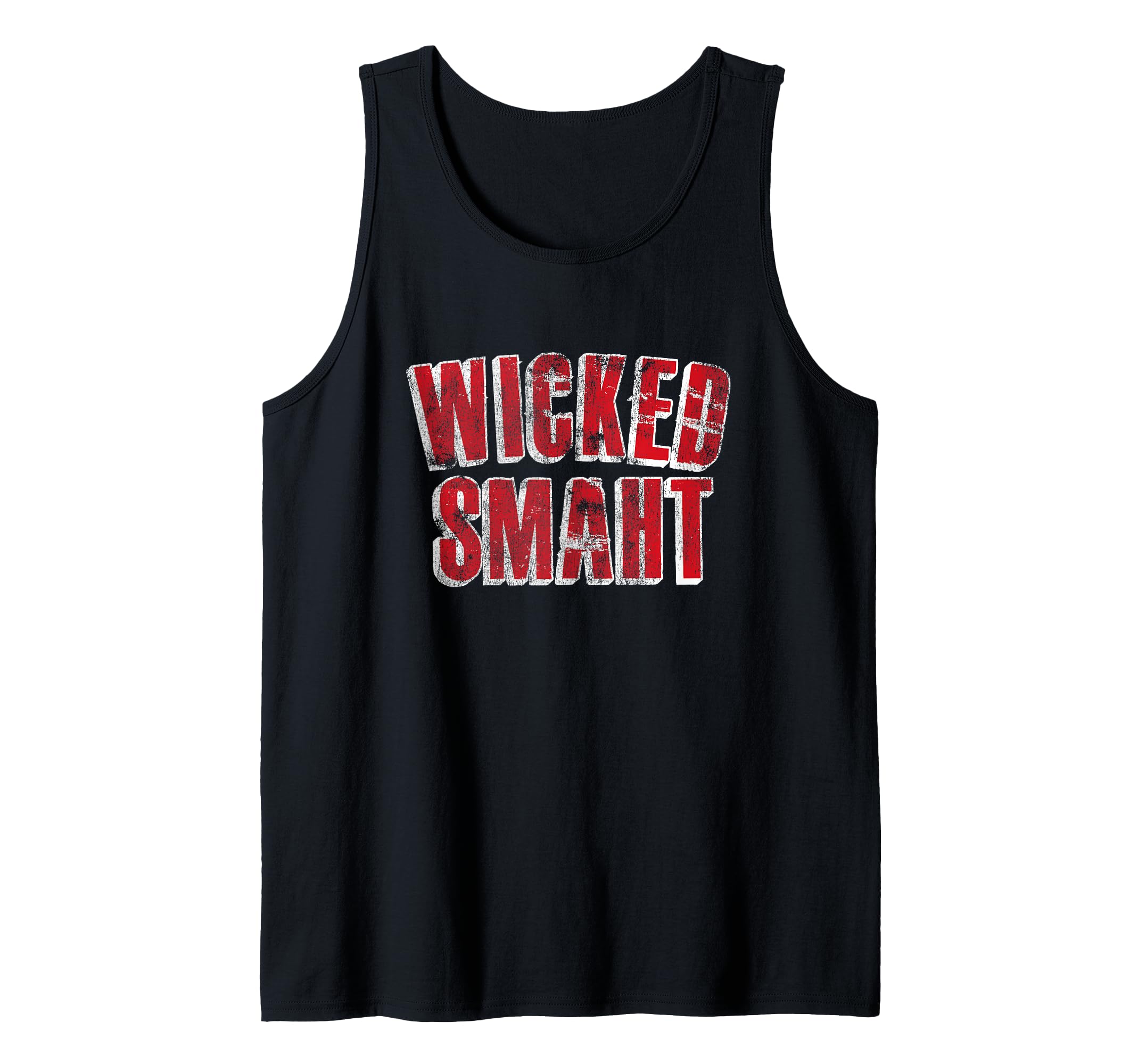 Trendy Wicked Smaht Distressed Logo Tank Top