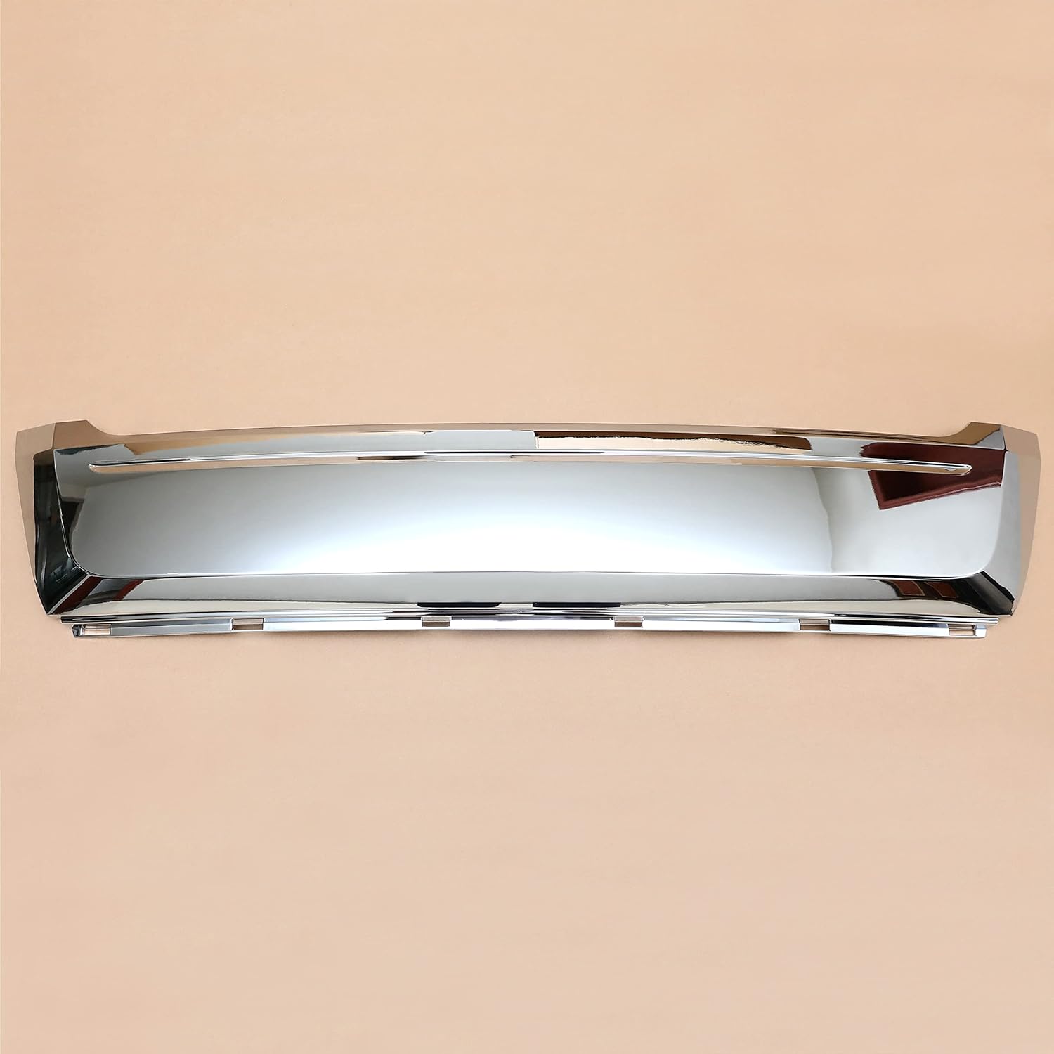 HECASA Front Lower Grille Trim Compatible with 2011-2014 Ford Edge Replacement for FO1087132 BT4Z-8200-E BT4Z8200E Chrome Grille Molding 1Pc