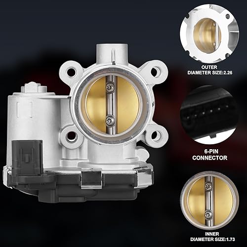 Miniatura 7 de Cuerpo del acelerador 12671379 apto para 2016-2019 Buick Encore 1.4L 2017-2019 Chevy Cruze 1.4L 2018-2020 Chevy Equinox 1.5L Malibu 2018-2020 1.5L