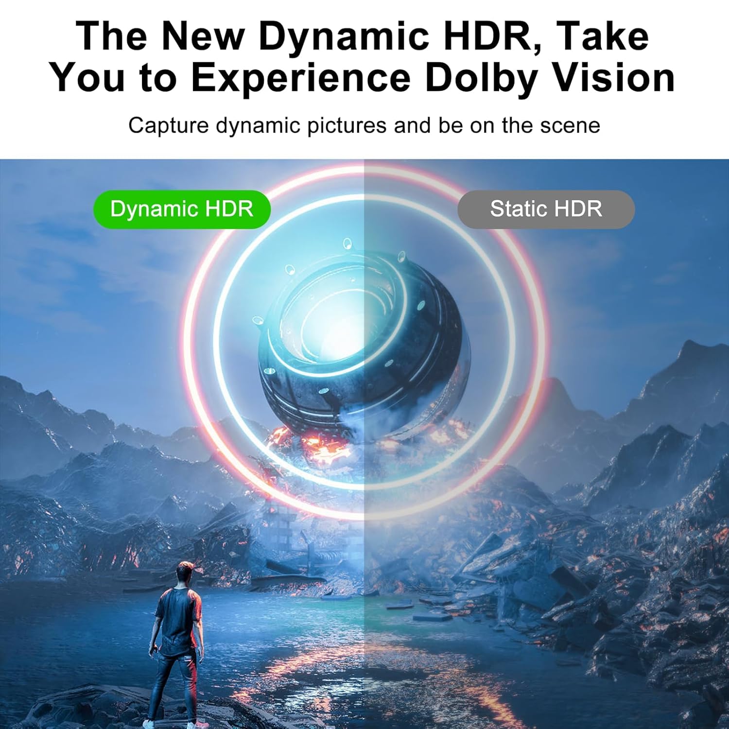 Ultra Thin 8K 4K HDMI Cables 3.3FT 5 Pack, Slim & Flexible Soft High Speed HDMI 2.1 Lead Support 4K@120Hz 8K@60Hz 48Gbps for Roku TV/HDTV/PS5/Blu-ray image 5 of 10 B0FC5PG78N