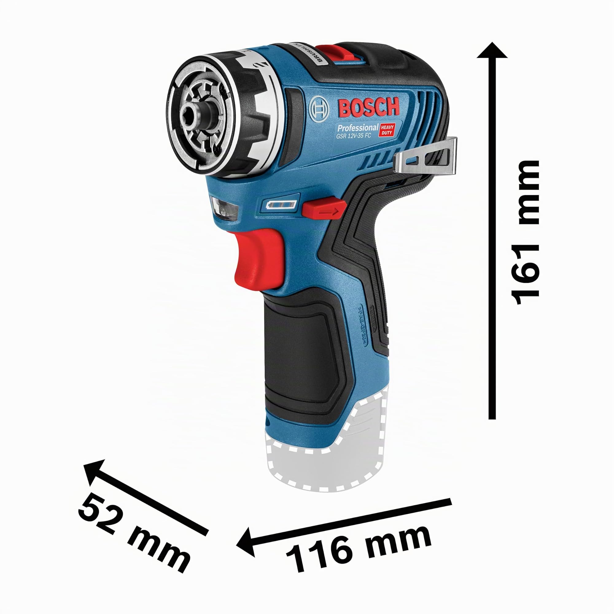 Bosch Professional GSR 12V-35 FC perceuse-visseuse sans-fil 12V FlexiClick 2x3,0 Ah GAL 12V-40 L-BOXX