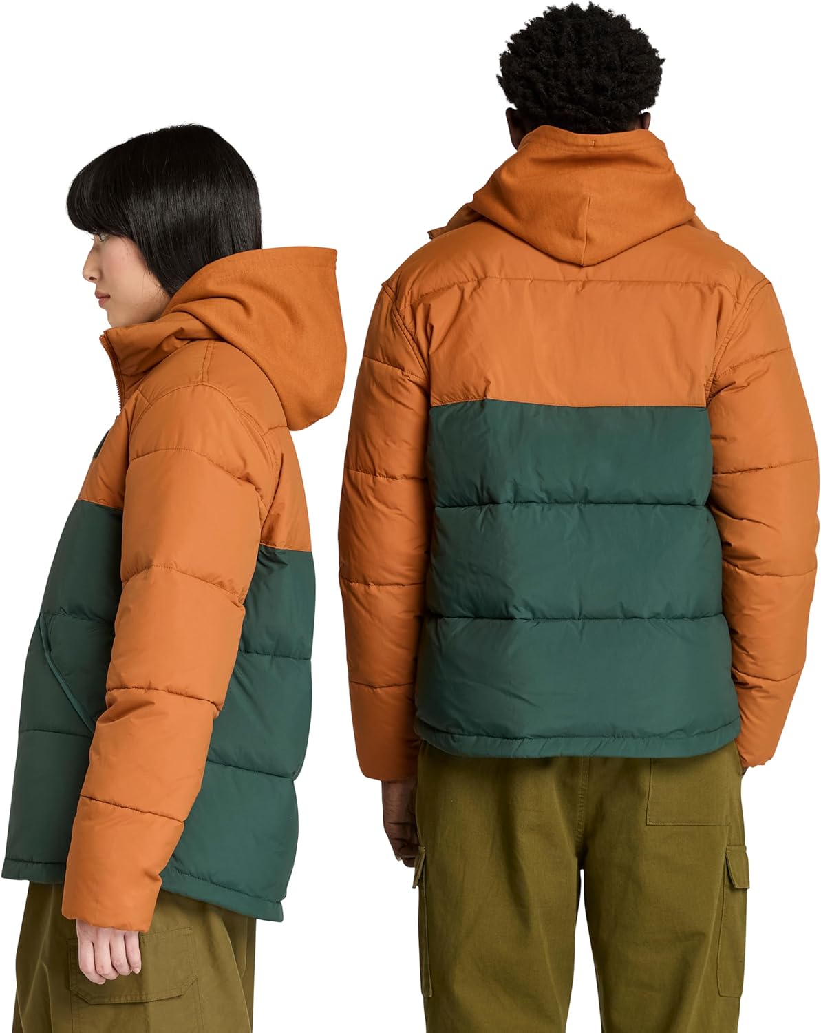 Timberland Men's Silicon Badge Synthetic Insulated Puffer Jacket