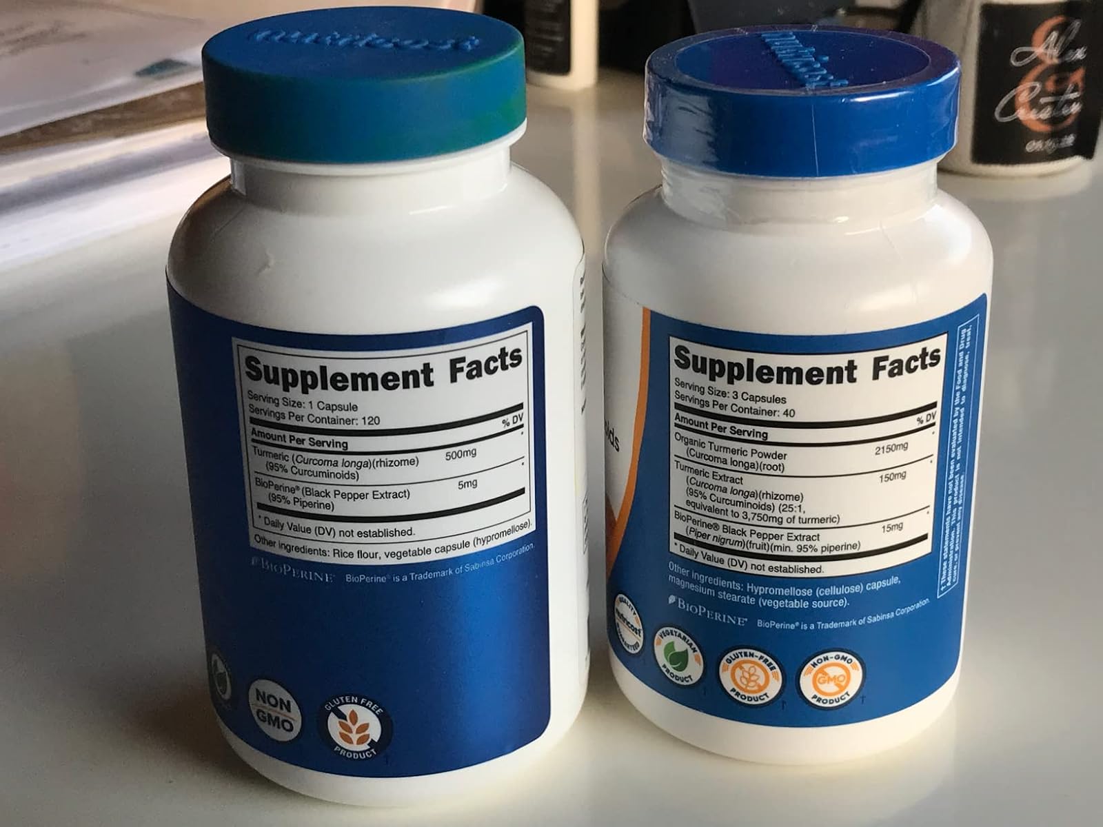 Buyer beware in 2022 10x less Turmeric extract at 3x the price