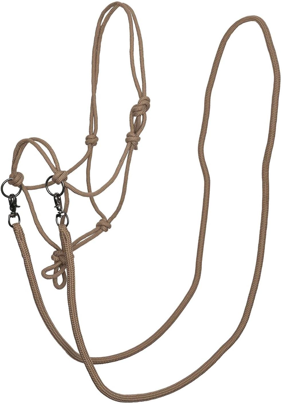 Imperial Riding IRHAmbient Knot Halter Set with Reins (Thoroughbred, Cappuccino)