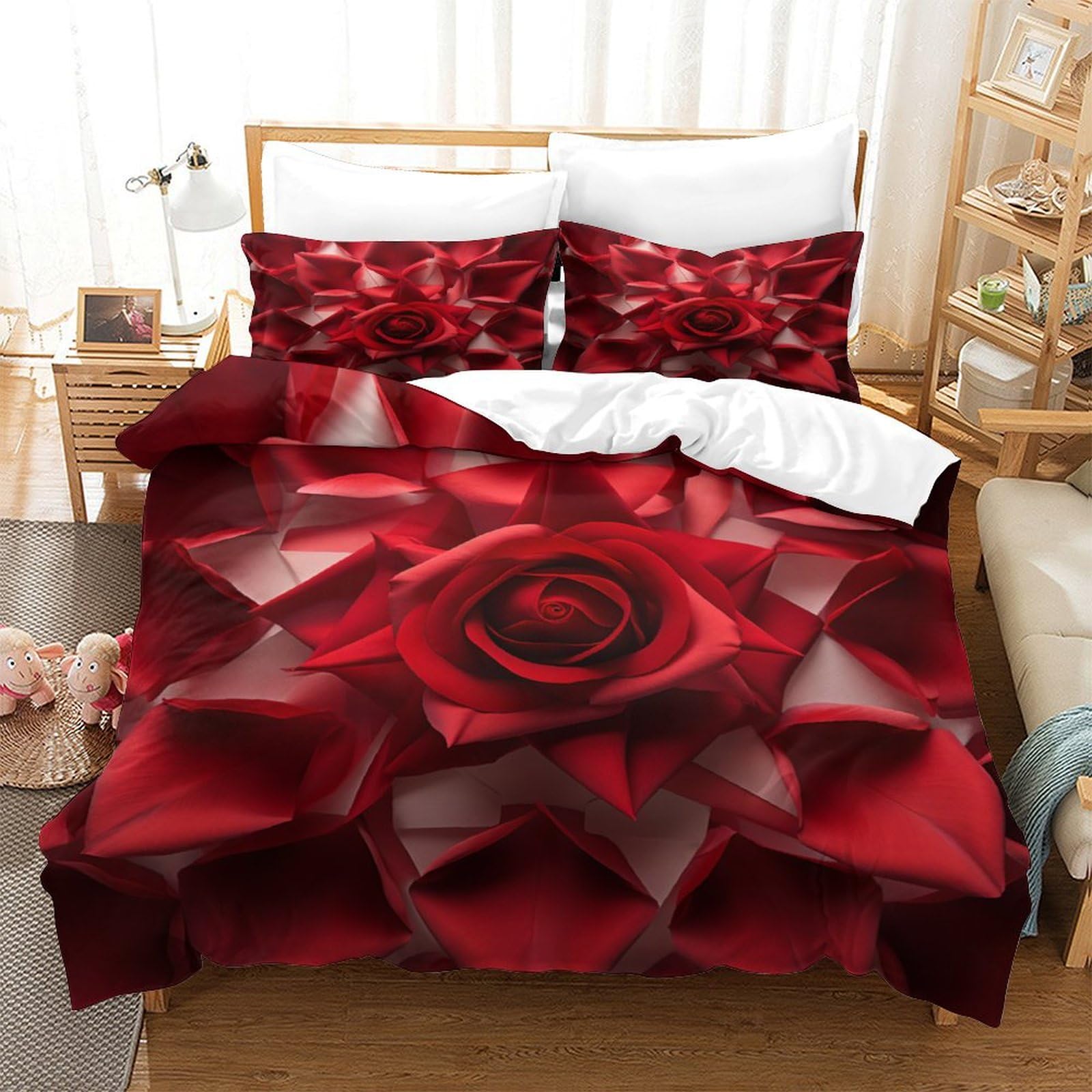 Housse de couette fermeture éclair 140x200 anti-acarien
