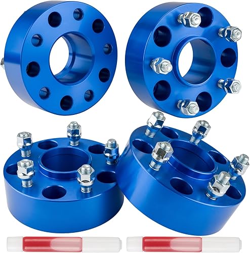 Vista 354 de KAX Espaciadores de rueda de 0.236 x 5.315 in, espaciadores de rueda centrados de 2 pulgadas y 6 lengüetas para F-15-0, Expedition, Mark LT, Negro