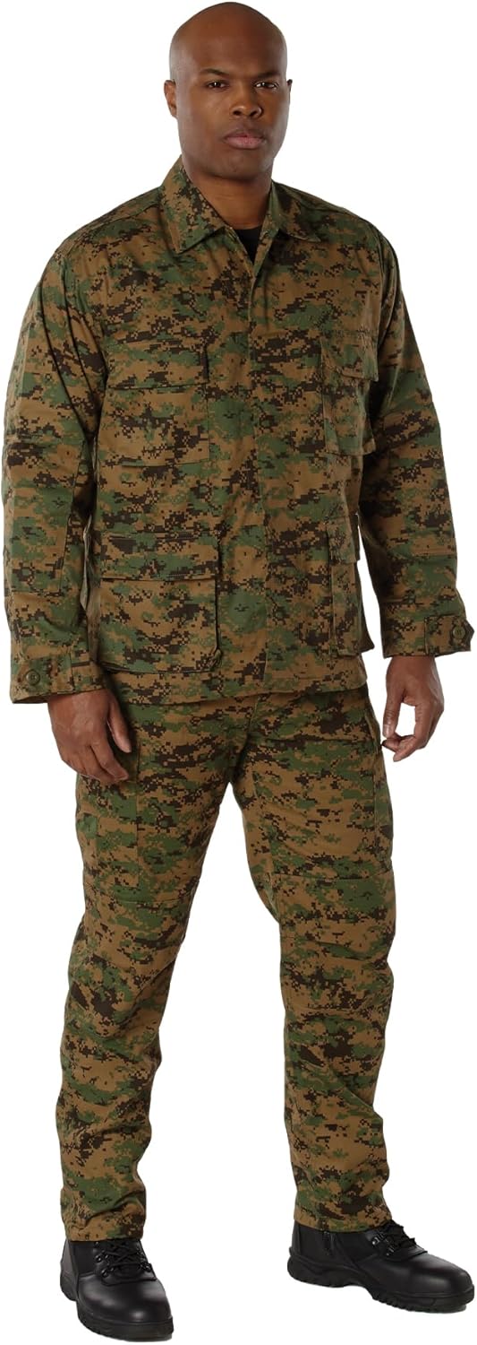 Rothco Color Camo BDU Shirt Military Shirt - Image 4