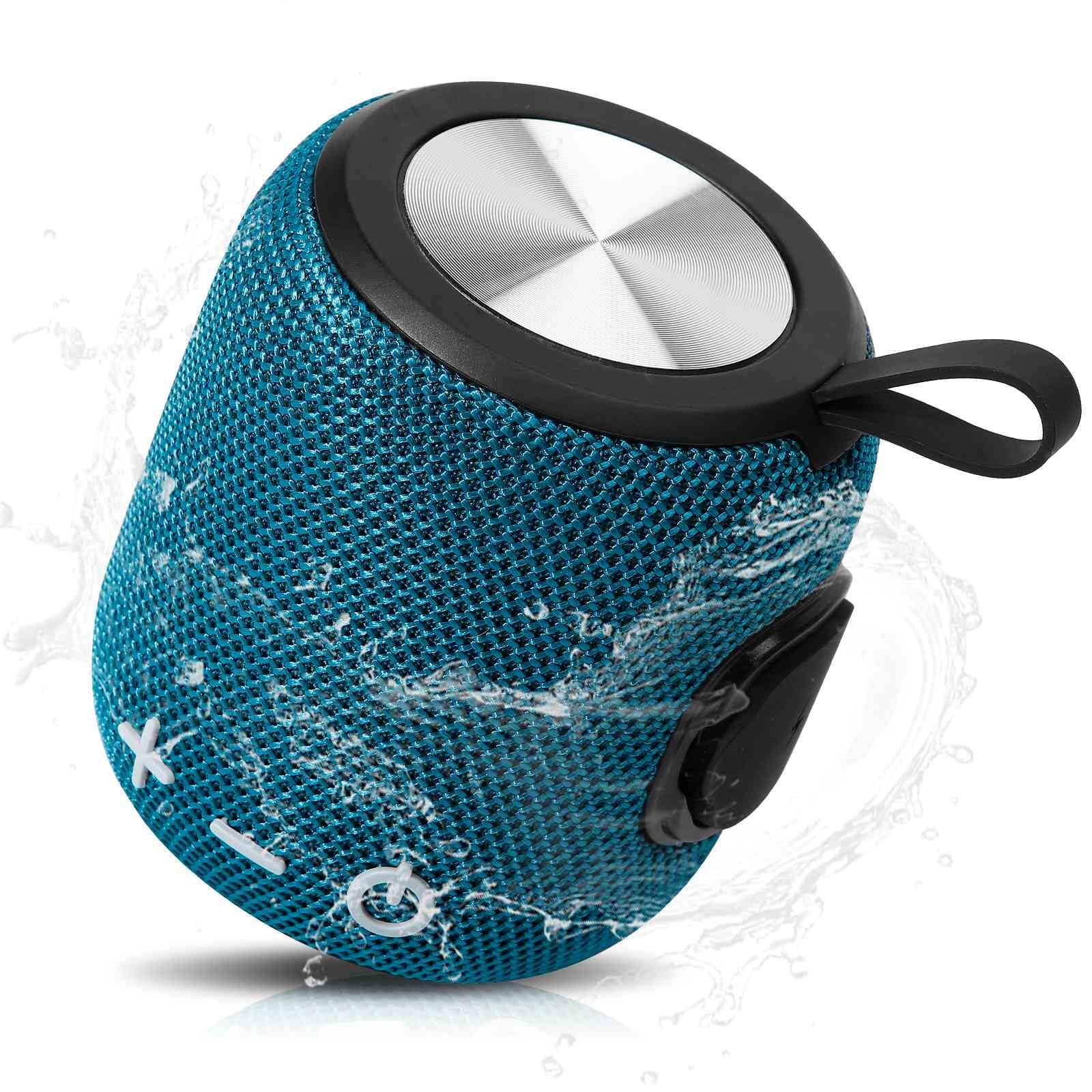 UrbanX Bluetooth Speaker: Powerful Stereo Sound, IPX7 Waterproof, True Wireless Stereo Pairing, Portable Design, Latest Bluetooth V5.2 - Perfect for Samsung Galaxy S7 (USA), Beach, Home, Parties- Blue
