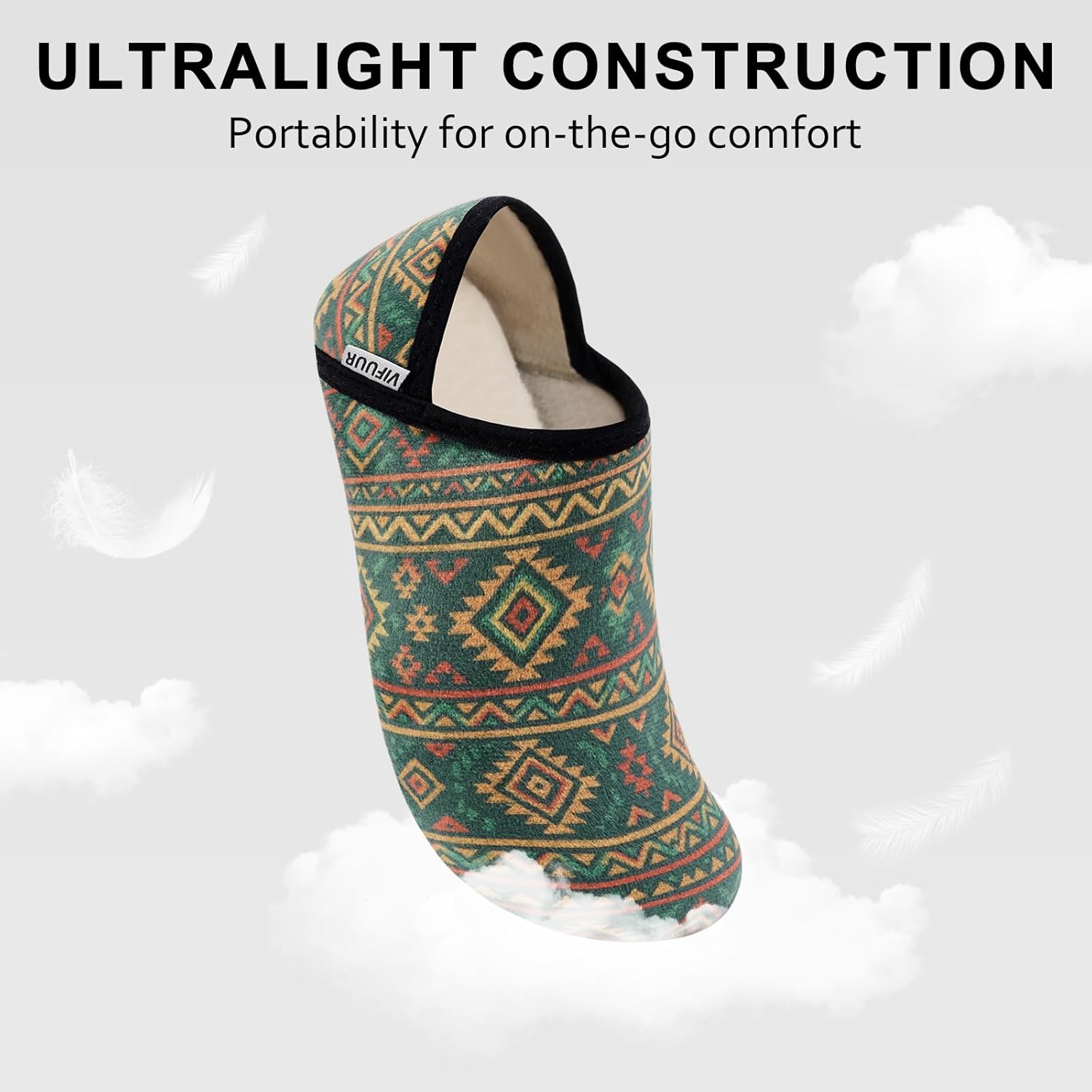 VIFUUR House Slippers for Women Men Slip on Indoor Barefoot Slipper Socks Fuzzy Cozy Sock Shoes for Home Bedroom Travel - Image 5