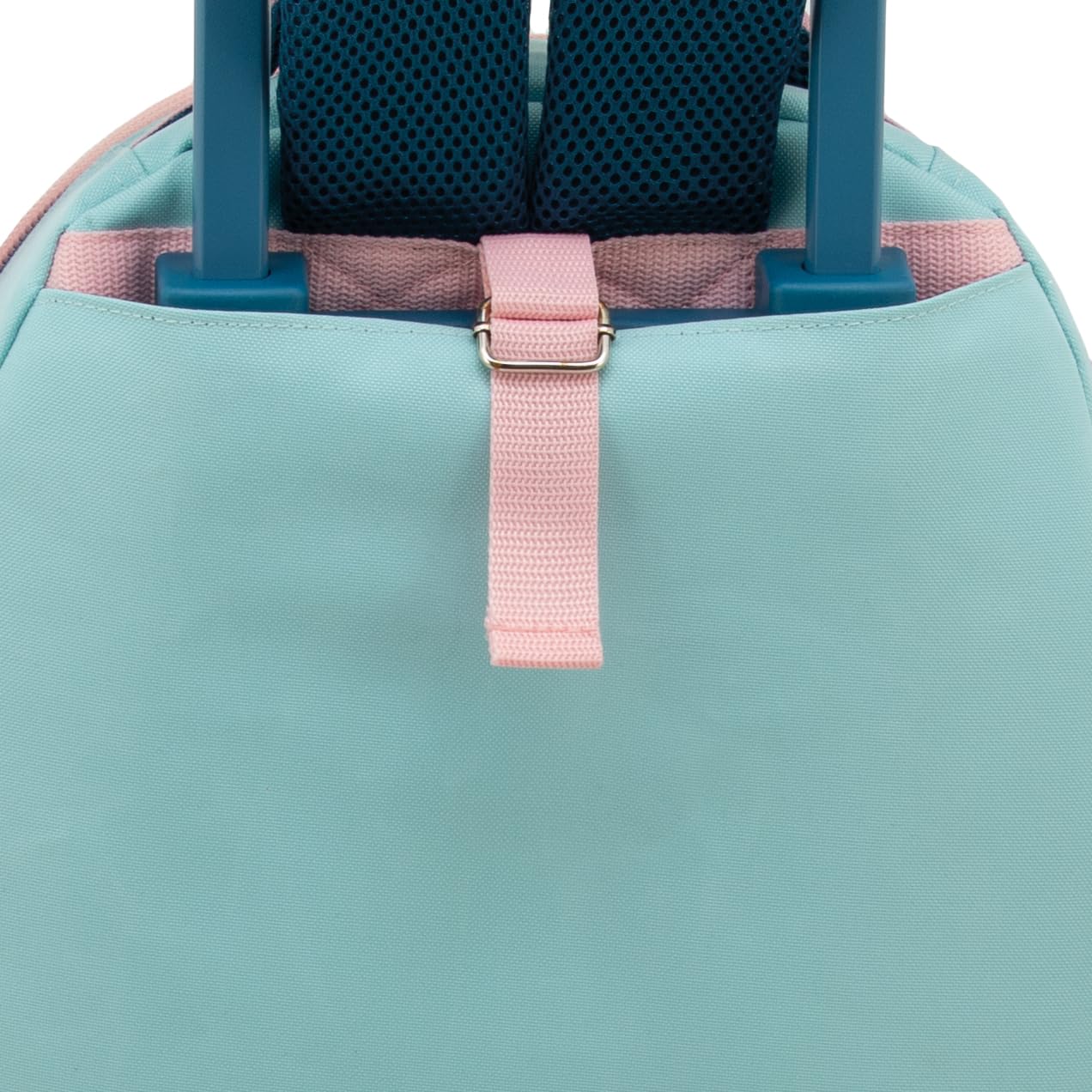 Sportandem Tandem Mochila con Carro Compacto Desmontable 35 L Azul Marino, 2 Compartimentos amplios y Ruedas silenciosas