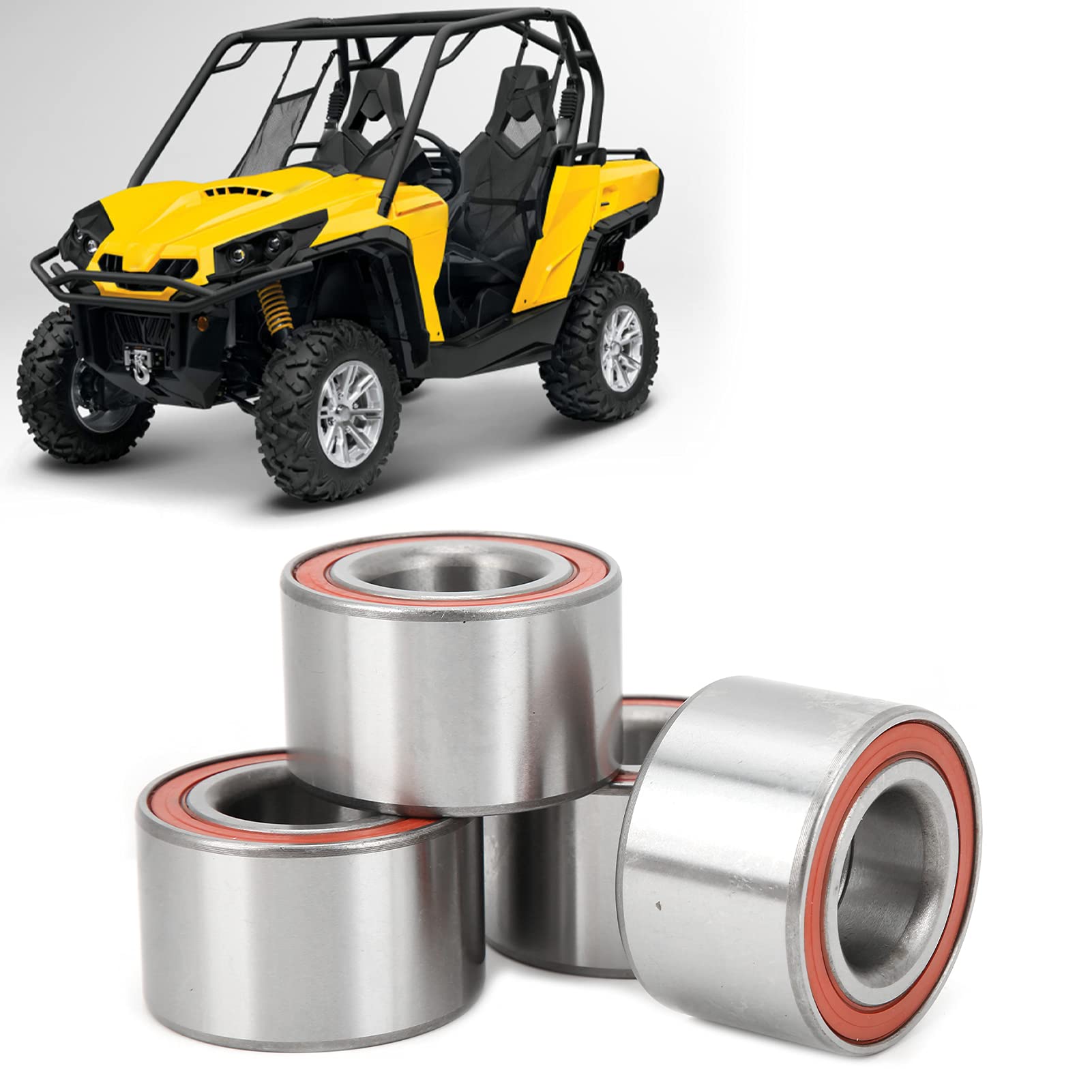 EVGATSAUTO Cojinete de Rueda Delantera y Trasera 293350118 de Metal para Commander 800/1000 y Outlander ATV