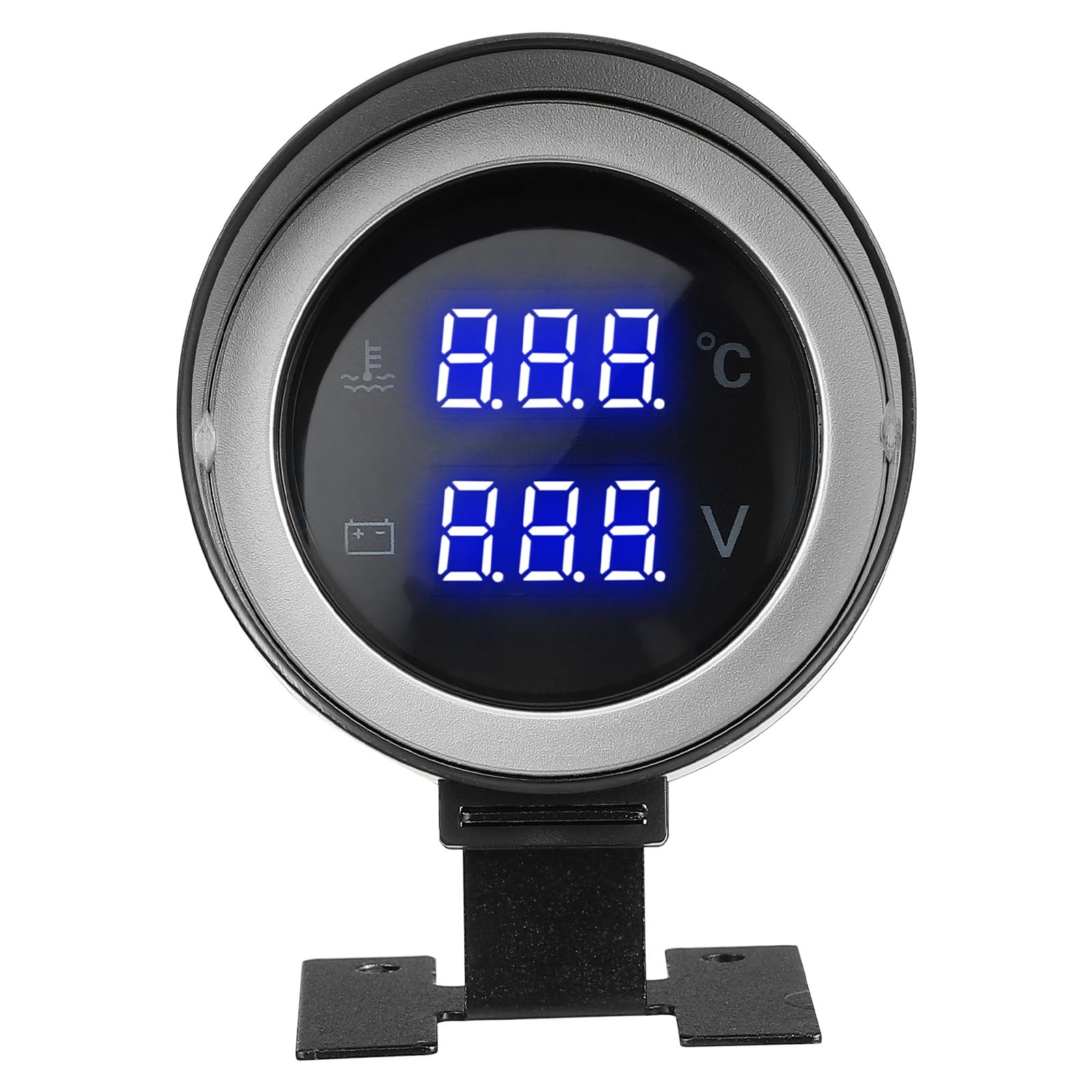 Medidor de para Temperatura Digital del Voltaje Agua Coche y Moto
