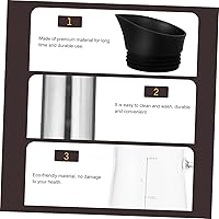 Vista 6 de KICHOUSE Cafetera de vidrio resistente al calor 50.7 fl oz Filtro de café de té de cerveza fría fácil de usar