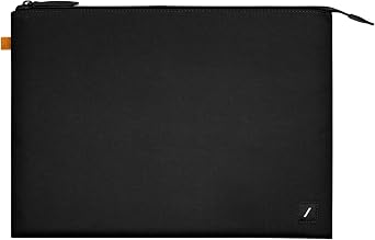Native Union W.F.A MacBook Sleeve 16" Minimalist Slim Sleeve Made of Recycled Materials with 360-Degree Protection Compatible with MacBook Pro 16 2019 & Later & MacBook Pro 15 Black