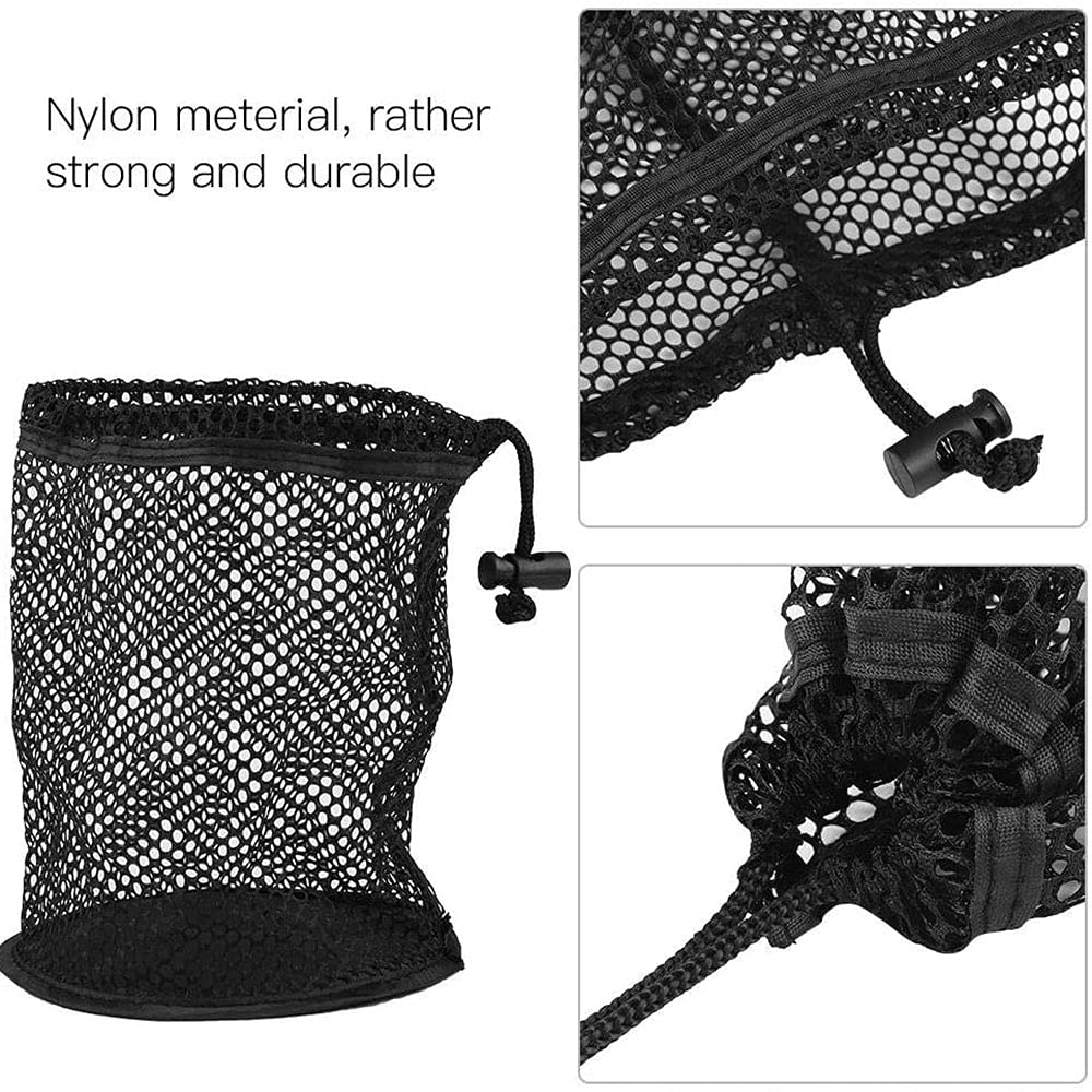 2 Pezzi Sacca in Rete per Il Golf, Pallina da Golf con Tasche, Borsa Porta Palline da Golf, Borsa a Rete per Riporre Il Tennis, Reti Portatili per Palline da Golf Ad Alta Resistenza, per Golf, Tennis