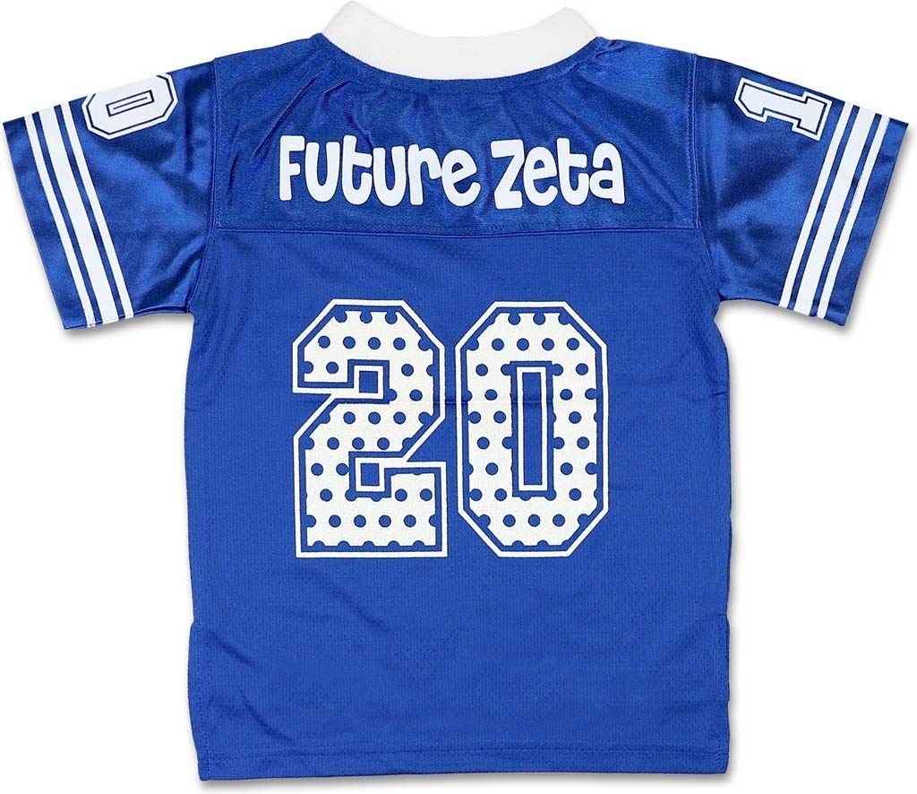 Big Boy Zeta P Beta Future Zeta Kids Football Jersey [Royal Blue - M] - ID#137547