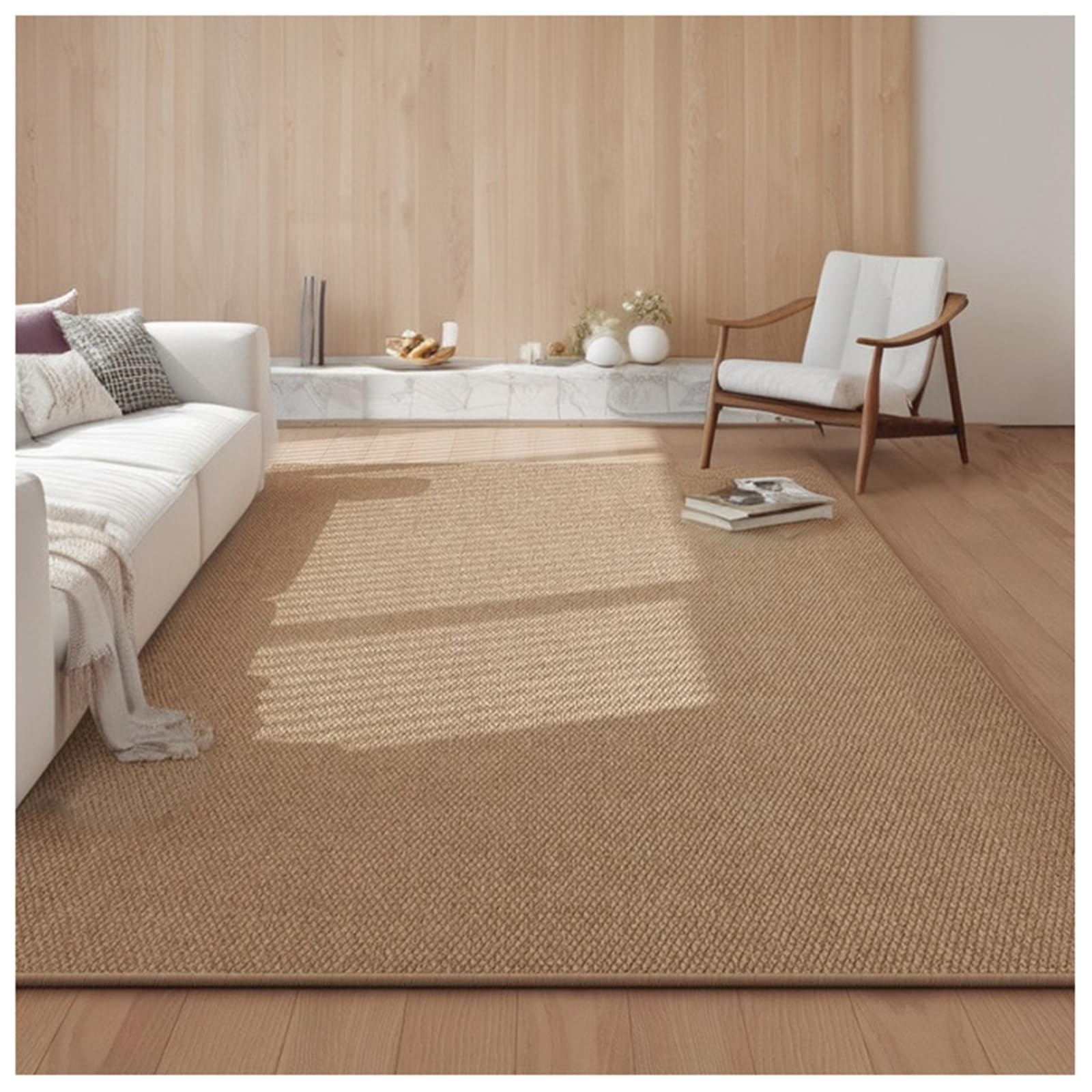 Grand tapis en sisal pour salon et chambre intérieur extérieur