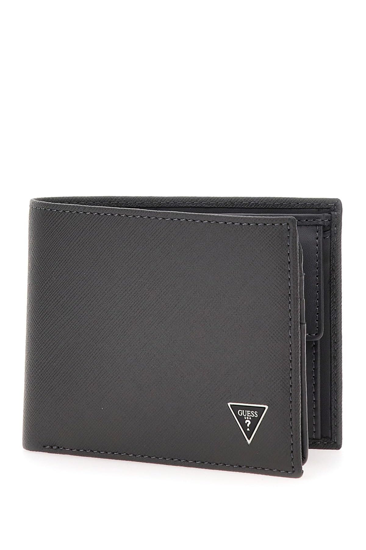 Guess Portafoglio Certosa Billfold Coin Wallet Anthracite Grigio-image