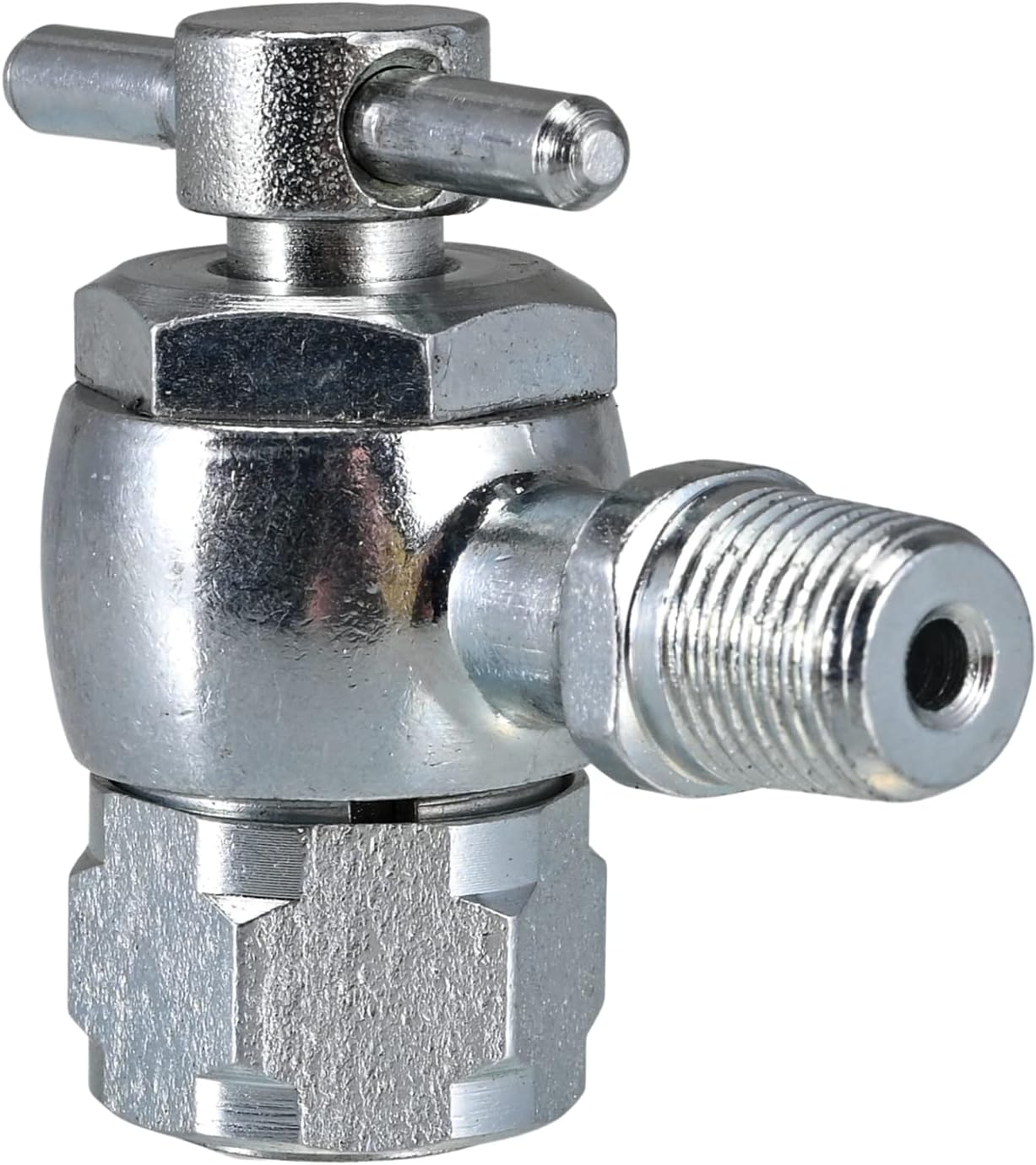 High Pressure Strut Coupler, Aircraft Tool Supply Schrader, No Loss Air Chuck for Shock Inflation 1/8 NPT Fitting, AV556 Shrader Valve Tool