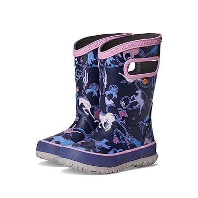 Bogs Kids Rainboot Rodeo Horses (Toddler/Little Kid/Big Kid) Kids Shoes Purple