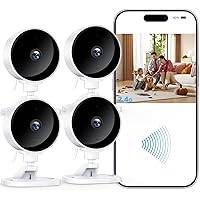 WOLFANG Telecamera WiFi Interno, Videocamera Sorveglianza 1080P