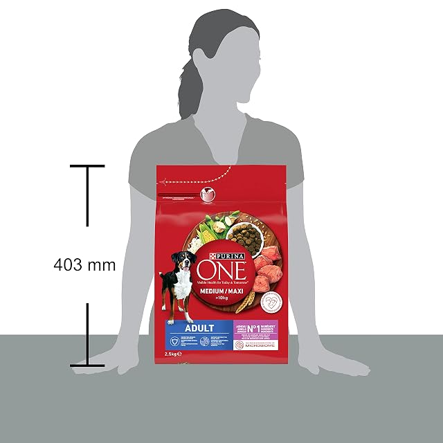 Foto 2 de 5 de PURINA ONE Medium/Maxi Adult Cordero 2,5 kg