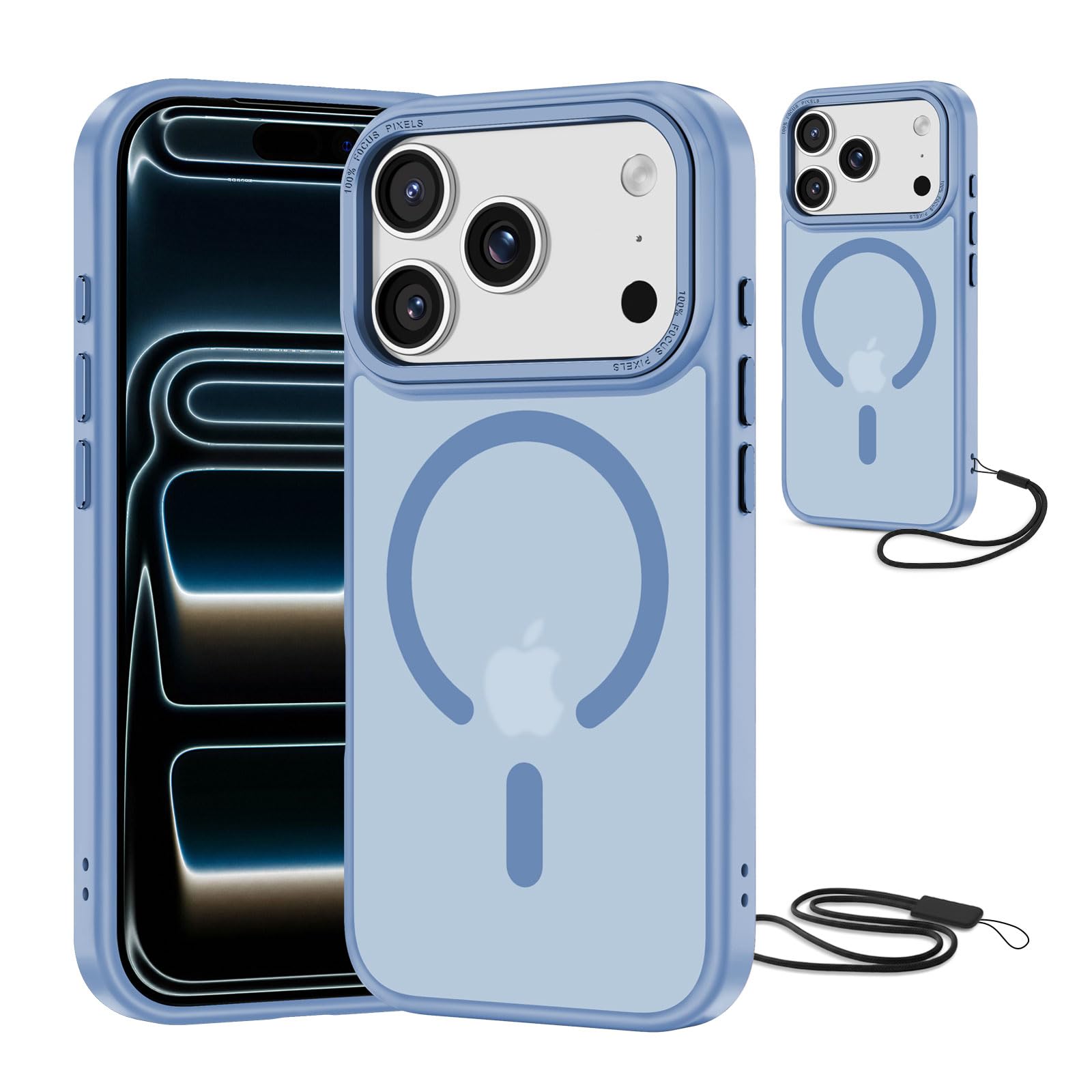 NEW'C Magnétique Coque pour iPhone 17 Pro (6,3 Pouces), Compatible avec MagSafe 