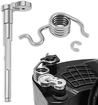 Permanent Fuel Tank Repair Kit, Fuel Door Hinge Pin with Gas Door Spring