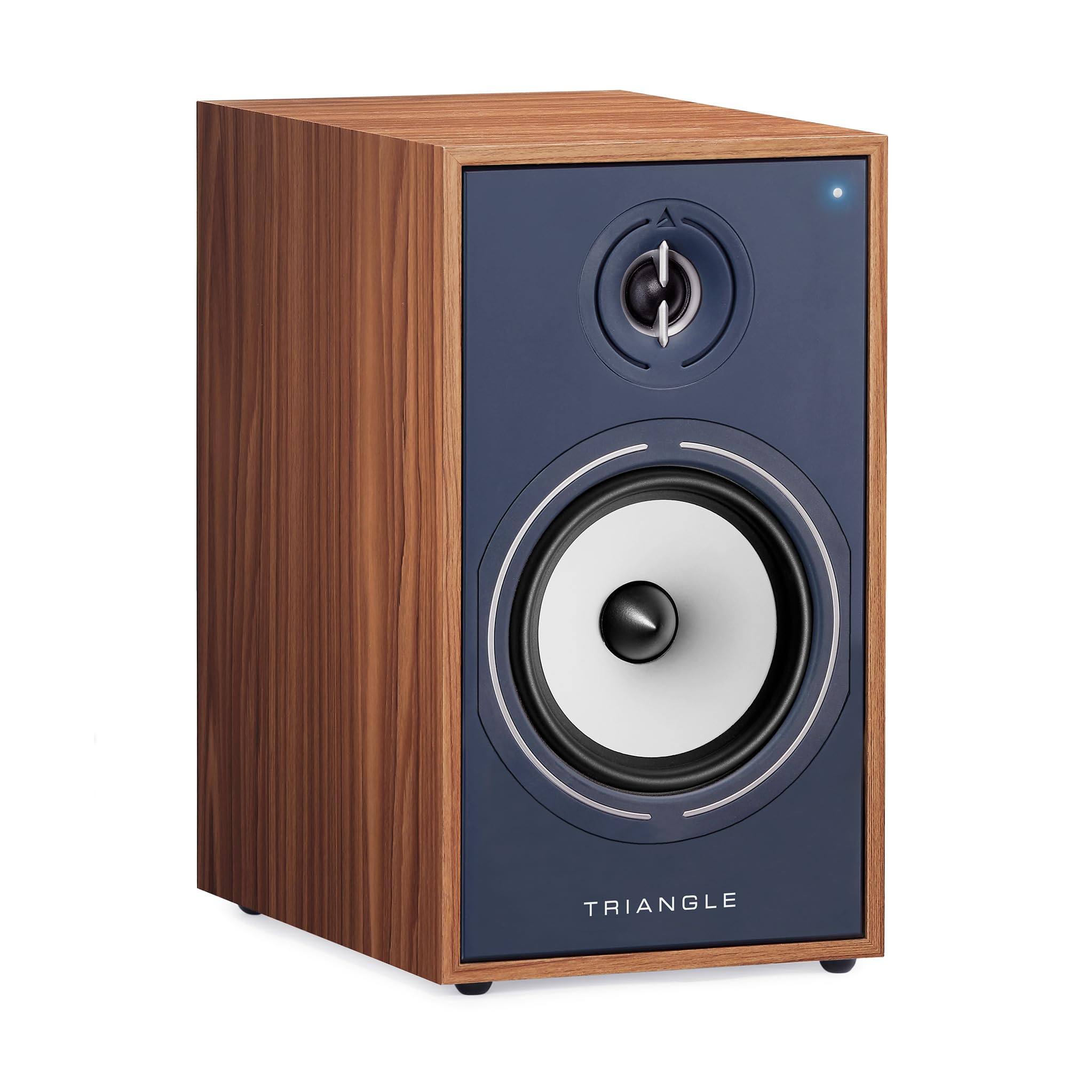 Triangle - Altavoces Activos BOREA BR03 Connect - Altavoces de Estantería Bluetooth con Amplificador 2X 60W - Audio HD - Entradas Phono/Plato TV ARC & USB - 206 x 360 x 314 mm - Azul (Par)
