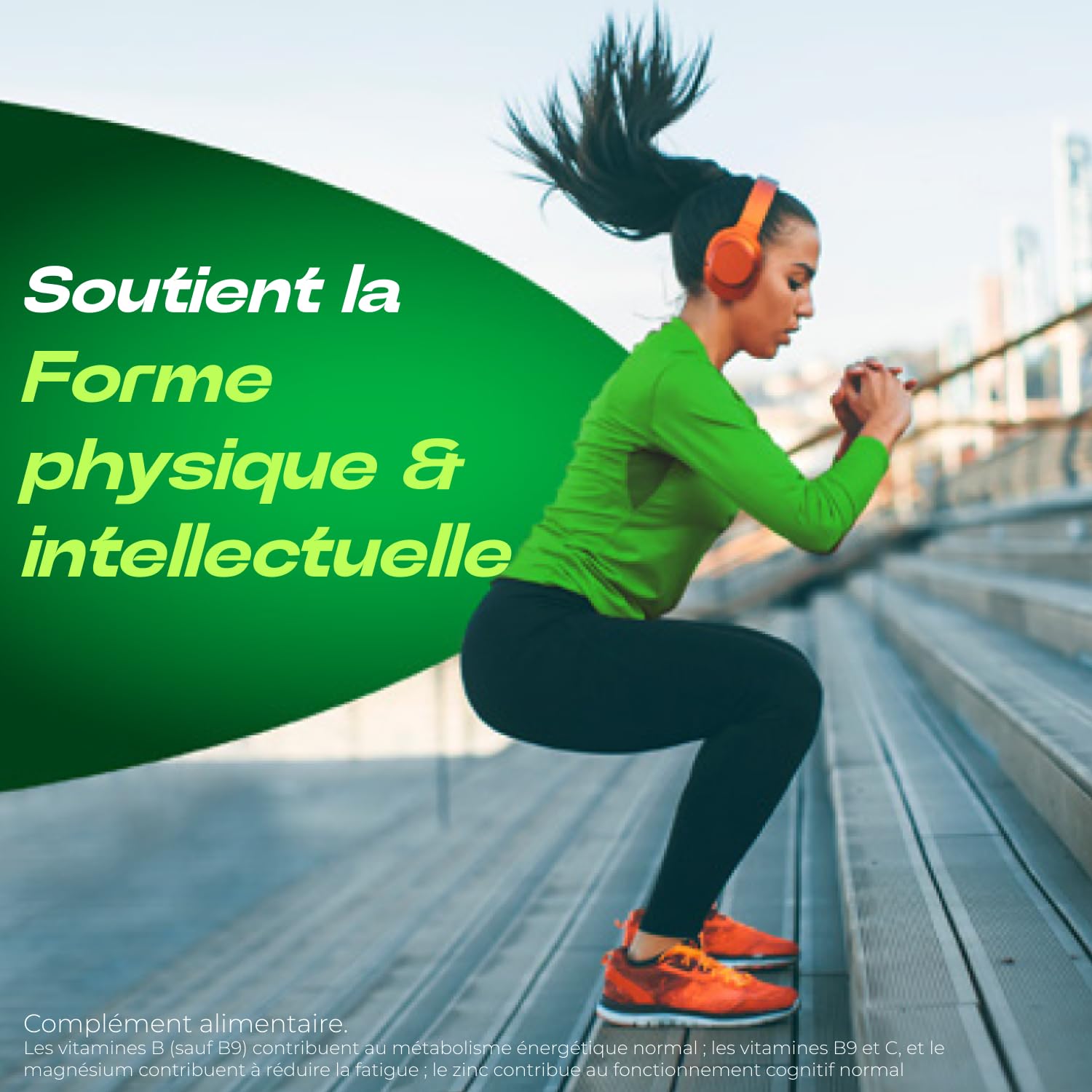 Berocca Energie Orange - Multivitamines et Minéraux - Vitamine C, B3, B5, B1, B12, Calcium, Magnésium et Zinc - Complément alimentaire - Aide à réduire la fatigue - 2x45 comprimés effervescents