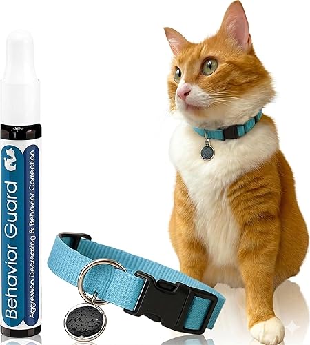 Cat Aggression Relief Calming Collar, Natural Anxiety Relief, Breakaway Vet-Approved