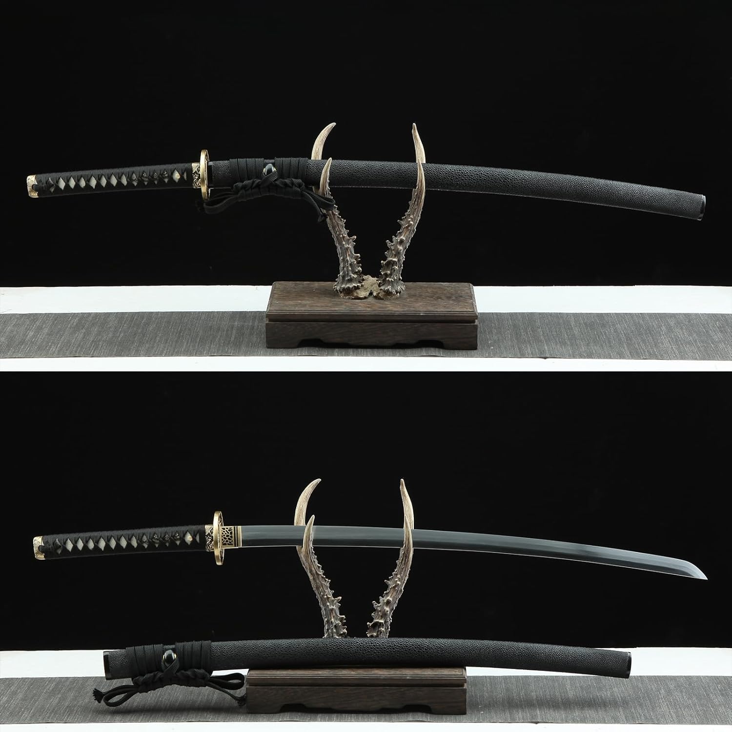 Demonic Eye Katana Sword Damascus Steel Top Handmade Japanese Samurai Sword Full Tang Real Sharp Cool Sword Ready