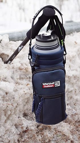 Miniatura 7 de Wild Wolf Outfitters El mejor soporte para botellas, número 1, para botellas de 1.18 litros. Lleva, protege y aísla tu cantimplora con este