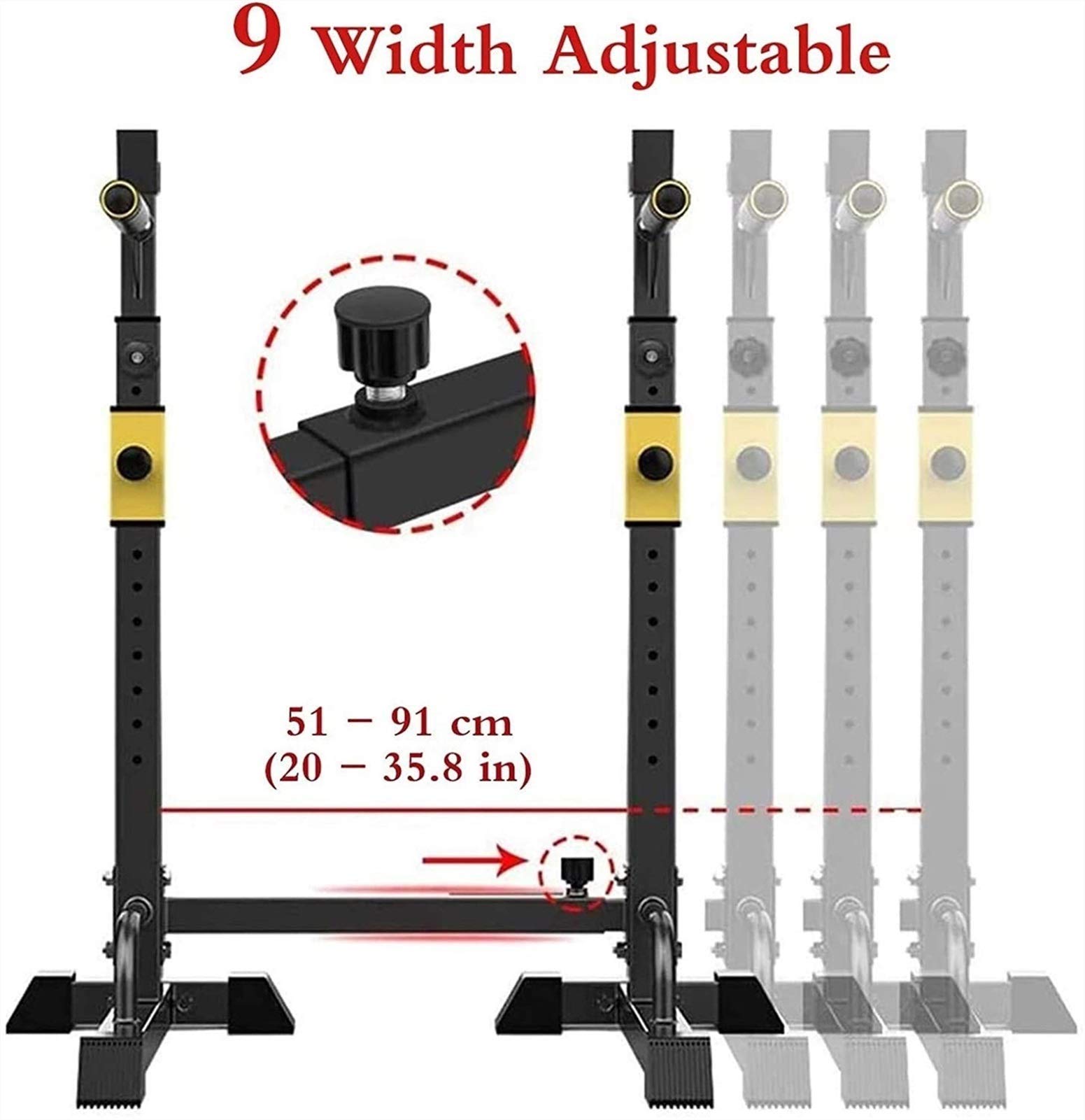 Squat Rack Wsporniki półek wewnątrz Pojedynczy pręt równoległy hantle ławka stojak ciśnieniowy łóżko do podnoszenia ciężarów Sprzęt do ćwiczeń w domu Wielofunkcyjny