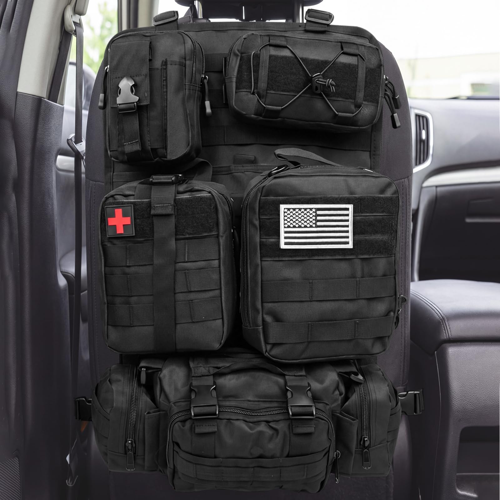 Amazon.com: Tactical Seat Back Organizer, Molle Seat Back