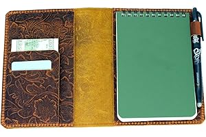 Personalized Distressed Genuine Leather Cover