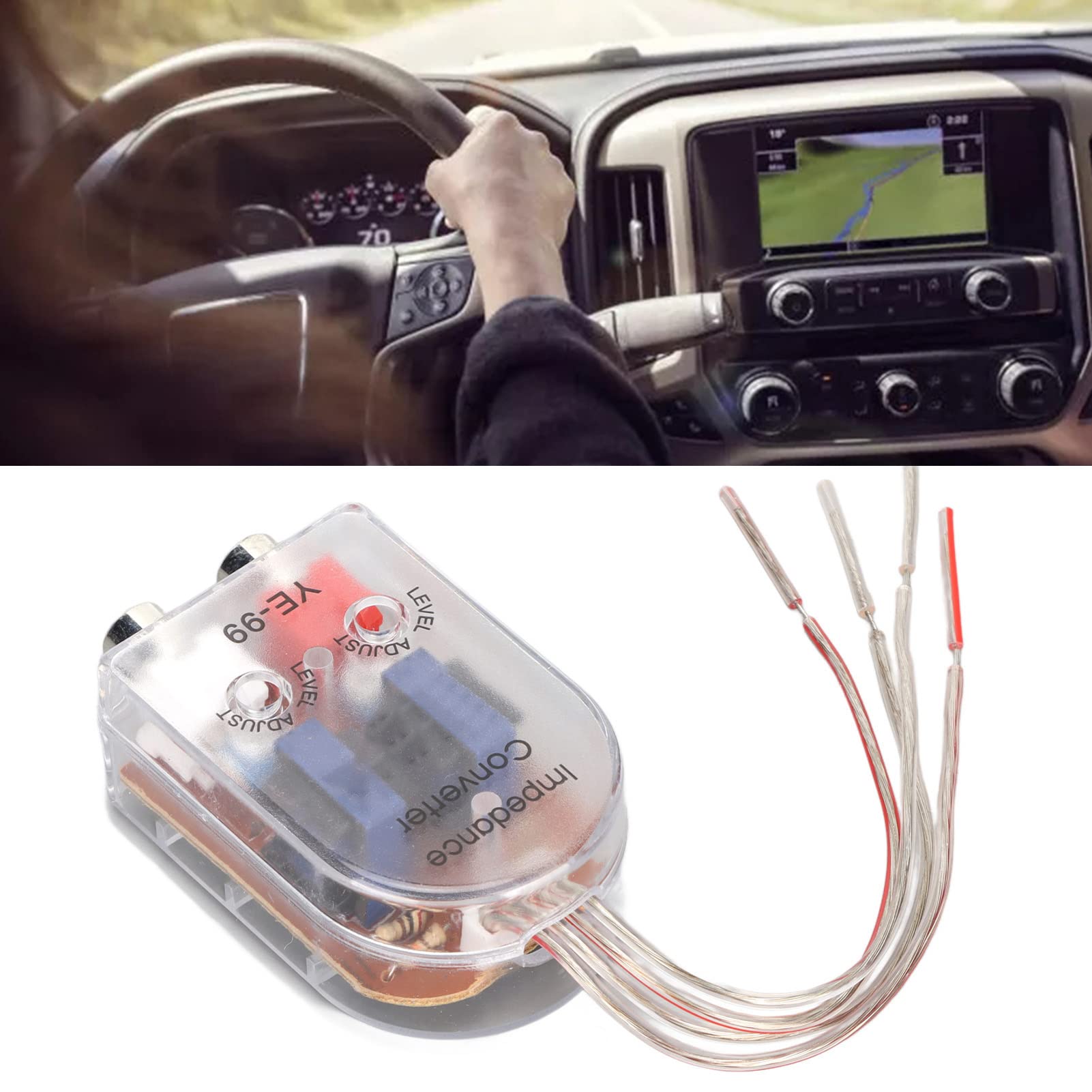 Convertitore Da Alto A Basso Per Auto - Adattatore Per Subwoofer, Da Altoparlante A Linea