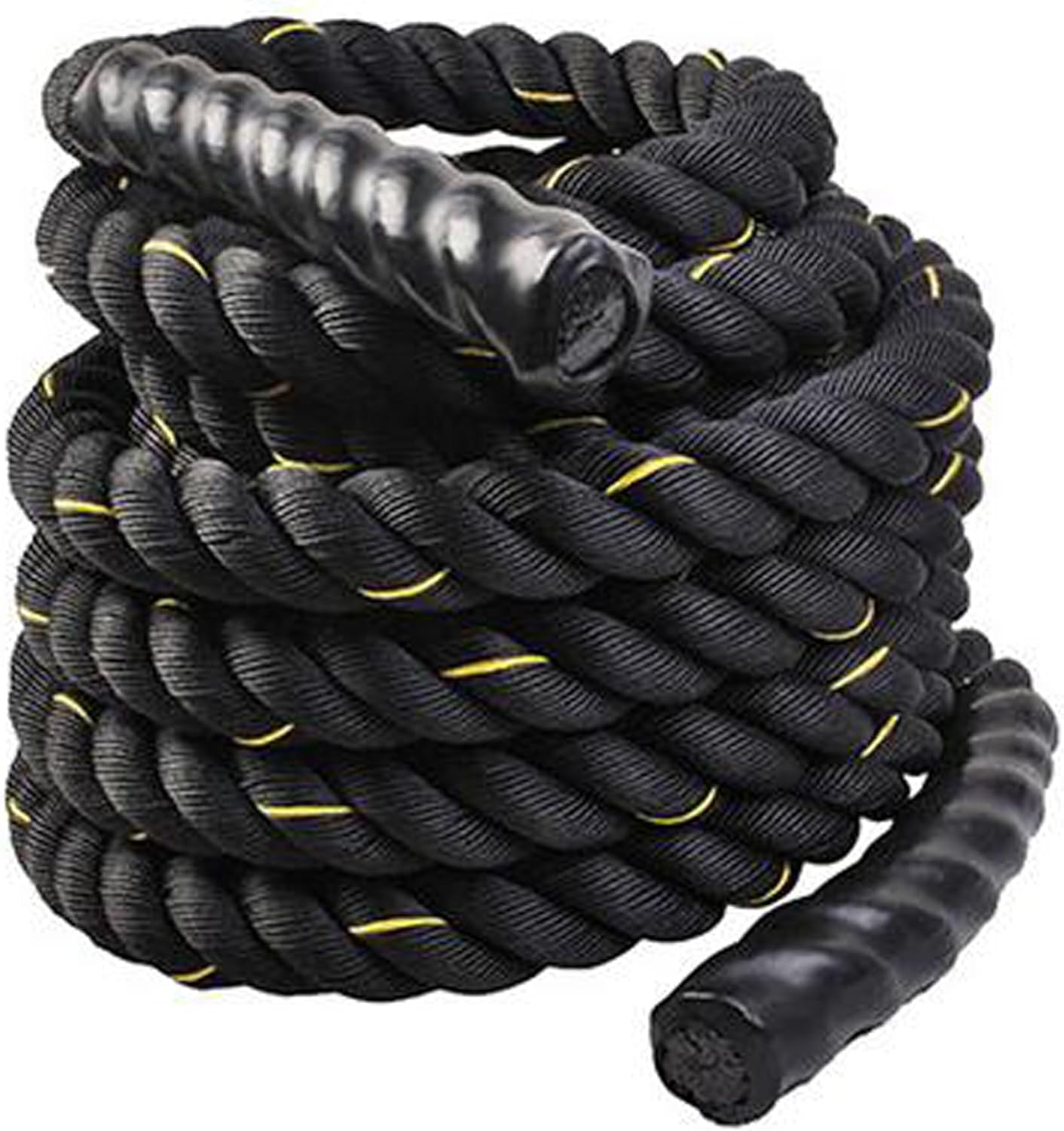 INTSUPERMAI Battle Rope 50 Feet Fitness Gym Power Training Battle Rope Poly Dacron Heavy Climbing Training Rope