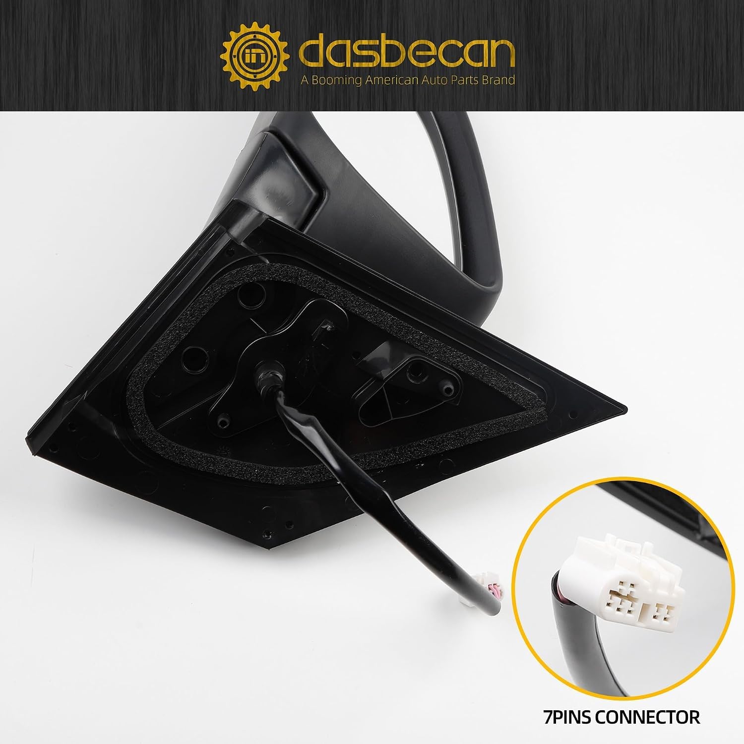 Dasbecan Driver Side Mirror Compatible with Toyota Corolla 2014-2019 7P image 4